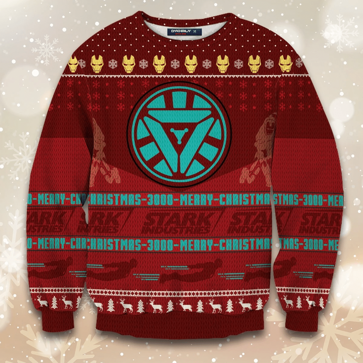Iron Knight Ugly Christmas Sweater Adult 3D Funny Matching for family
