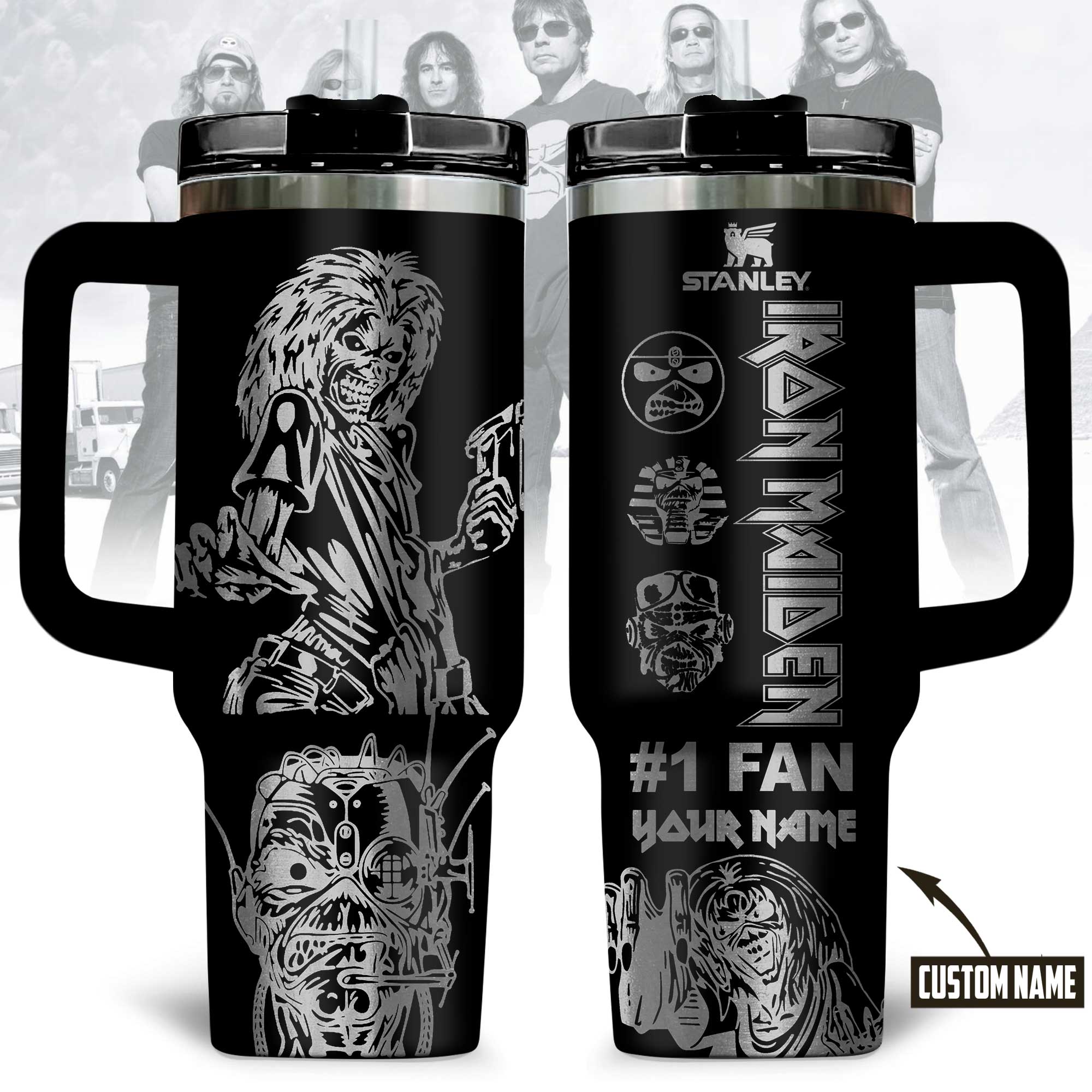 Iron Maiden Music Custom Stanley Cup 40 oz 30 oz Tumbler With HandleTVC2301169