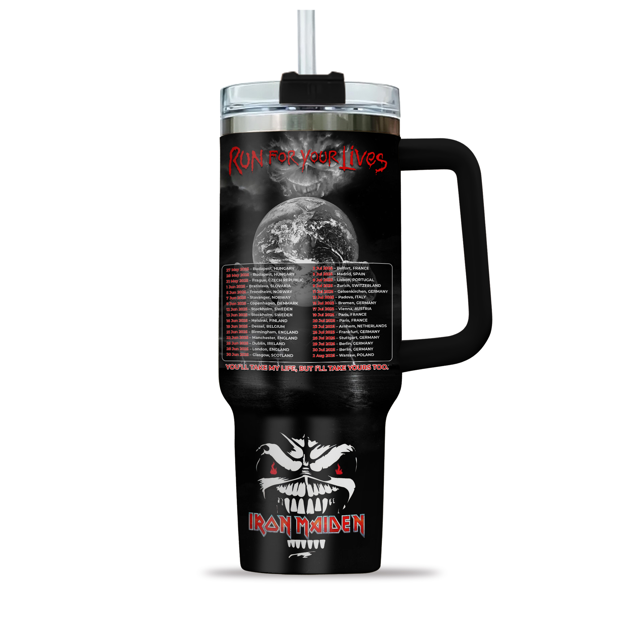 Iron Maiden Music Custom Stanley Cup 40 oz 30 oz Tumbler With HandleTVC2301170 - Image 3