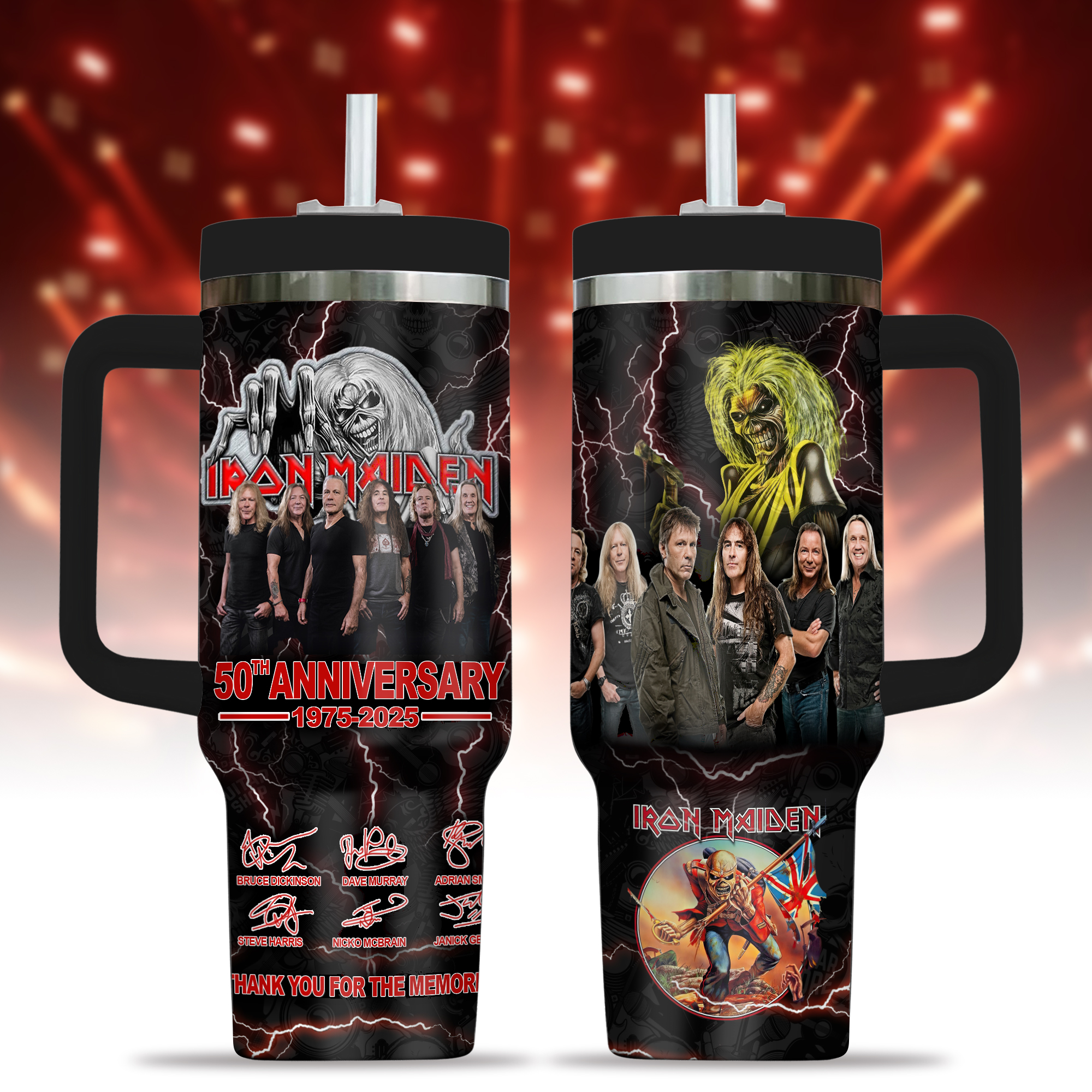 Iron Maiden Music Custom Stanley Cup 40 oz 30 oz Tumbler With HandleTVC2301176