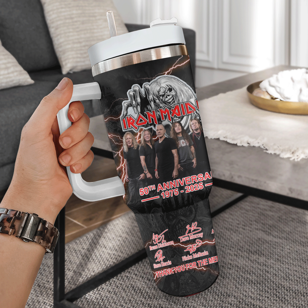 Iron Maiden Music Custom Stanley Cup 40 oz 30 oz Tumbler With HandleTVC2301246 - Image 2