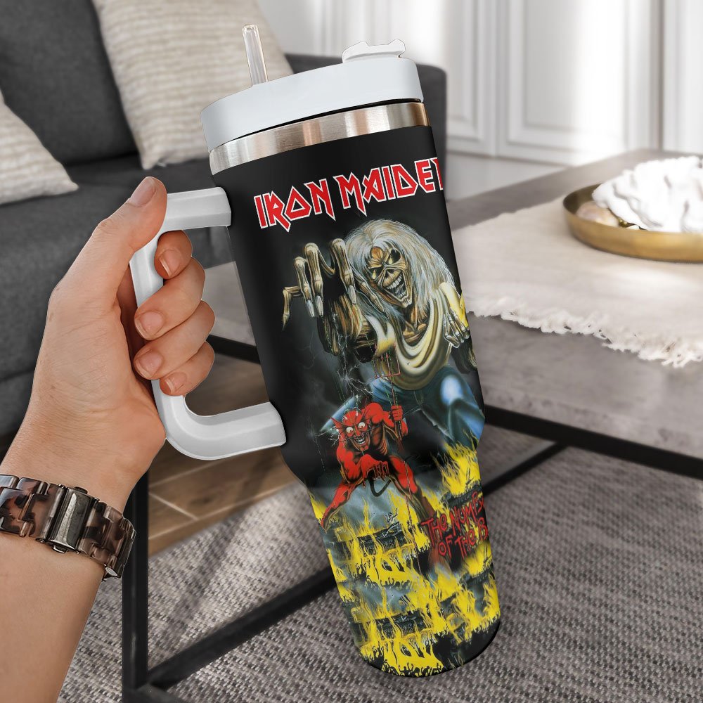 Iron Maiden Music Custom Stanley Cup 40 oz 30 oz Tumbler With HandleTVC2301249 - Image 2