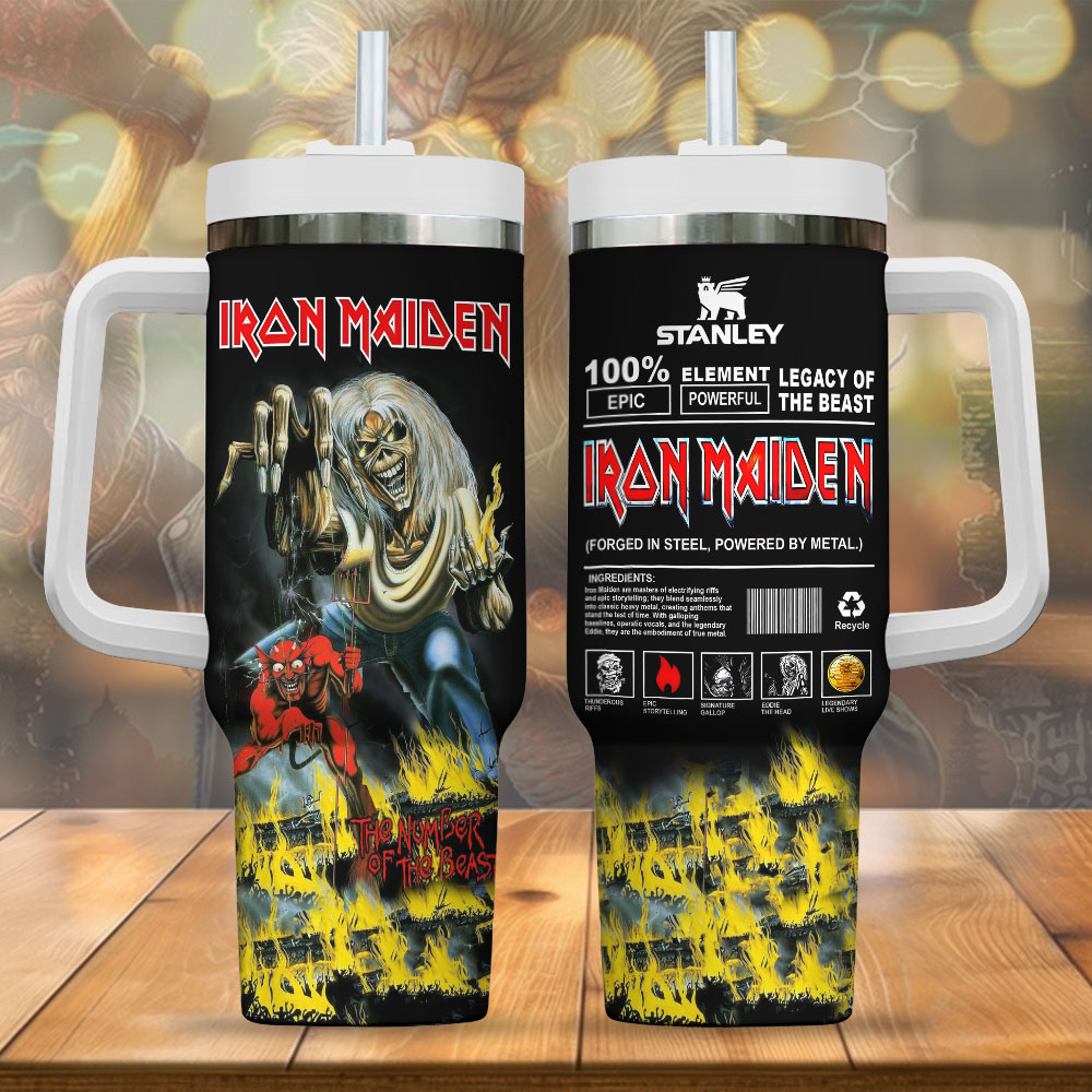 Iron Maiden Music Custom Stanley Cup 40 oz 30 oz Tumbler With HandleTVC2301249