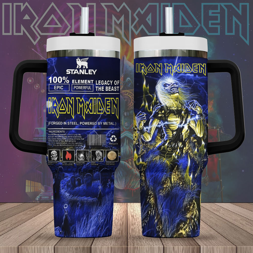 Iron Maiden Music Custom Stanley Cup 40 oz 30 oz Tumbler With HandleTVC2301249
