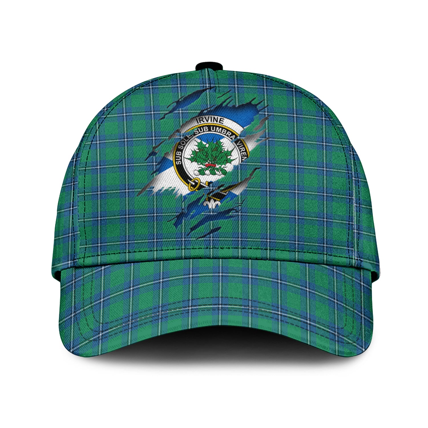 Irvine Ancient Tartan Plaid Cap, Family Crest In Me Style Tartan Baseball Cap TS23 Trucker Hats Custom Hats Gifts For Men & Women