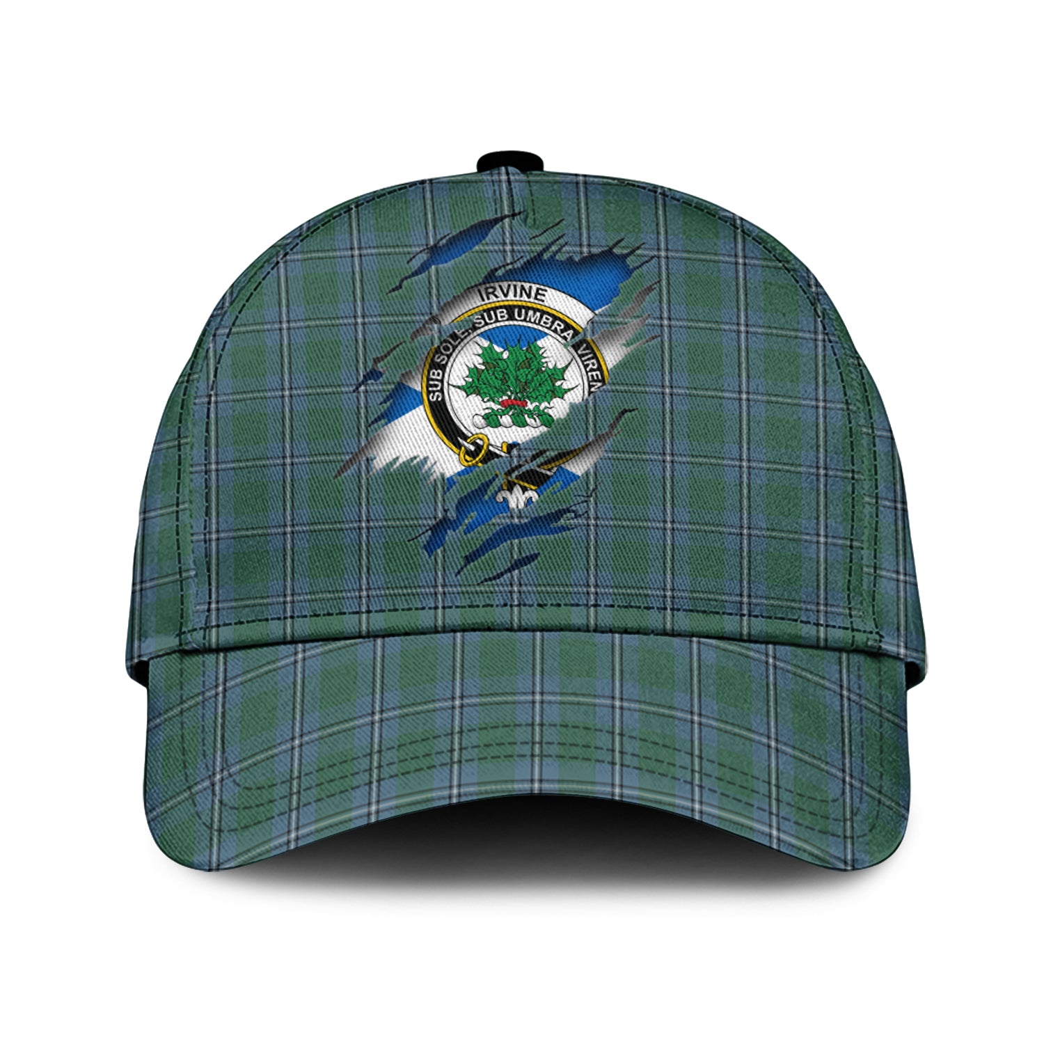 Irvine of Drum Tartan Plaid Cap, Family Crest In Me Style Tartan Baseball Cap TS23 Trucker Hats Custom Hats Gifts For Men & Women