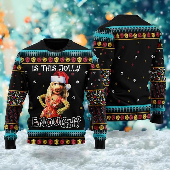 Is This Jolly Enough 3D Sweater, US Comedy Movie Ugly Christmas Sweater - Image 8
