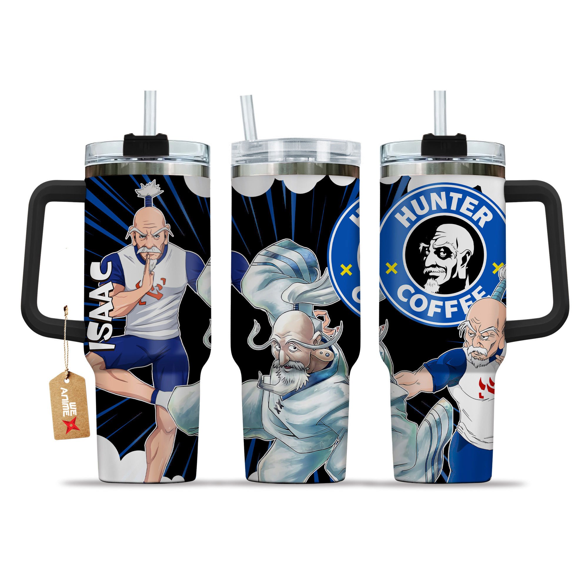 Isaac Netero Hunter x Hunter Anime Custom Stanley Cup 40 oz 30 oz Tumbler With HandleTVC2301154