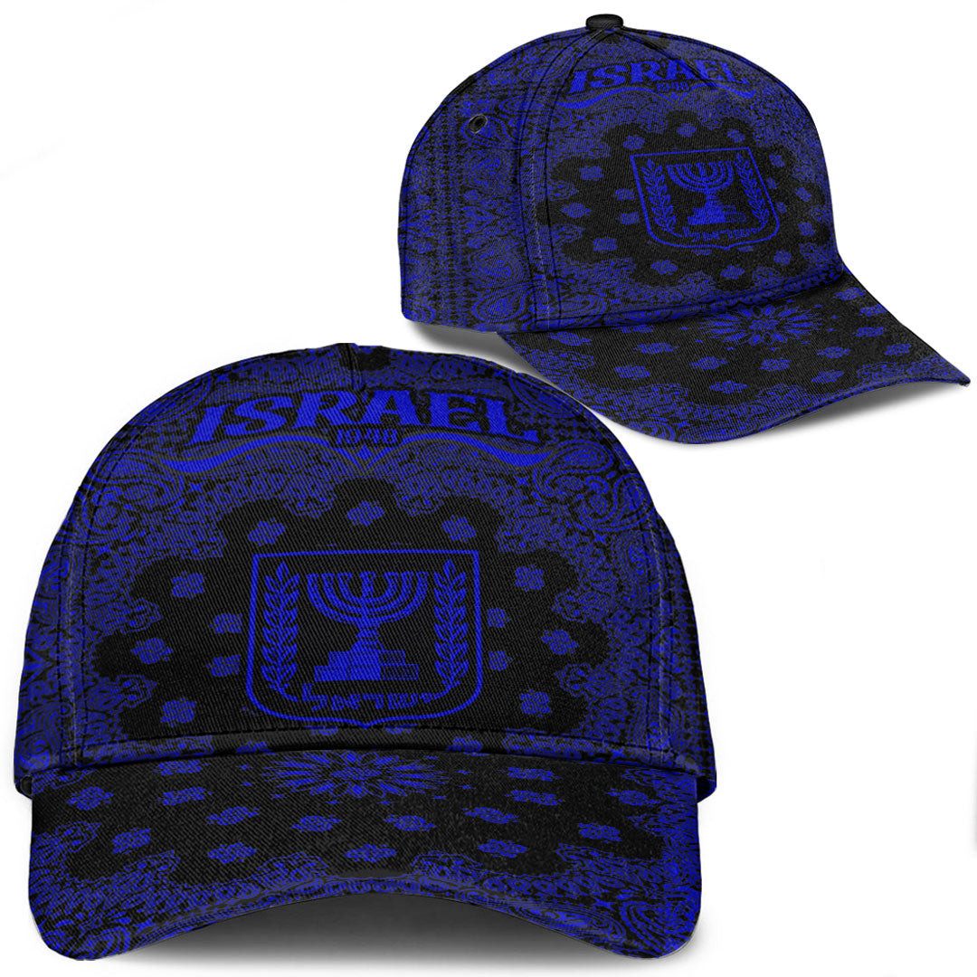 Israel Classic Cap Paisley Bandana Never Out of Date" Personalized Cap Trucker Hats Custom Hats Gifts For Men & Women"