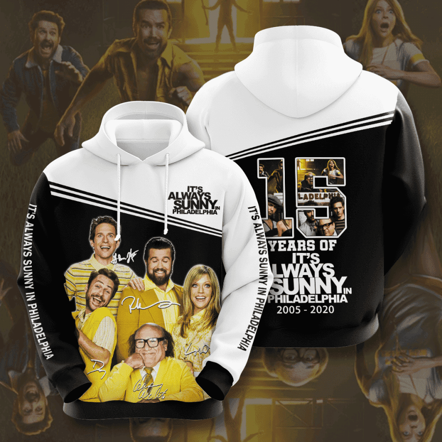 It S Always Sunny In Philadelphia Movie Character Anniversary 10 Years 3D All Over Print Hoodie, Zip Hoodie