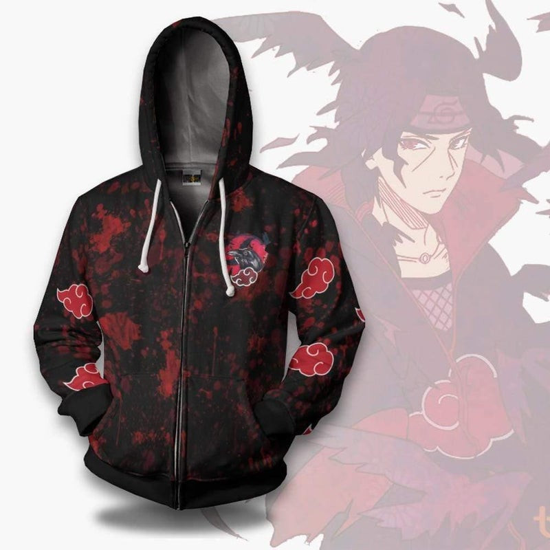 Itachi 3D All Over Print Hoodie, Zip Hoodie
