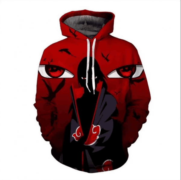 Itachi Uchiha Naruto 3D All Over Print Hoodie, Zip Hoodie