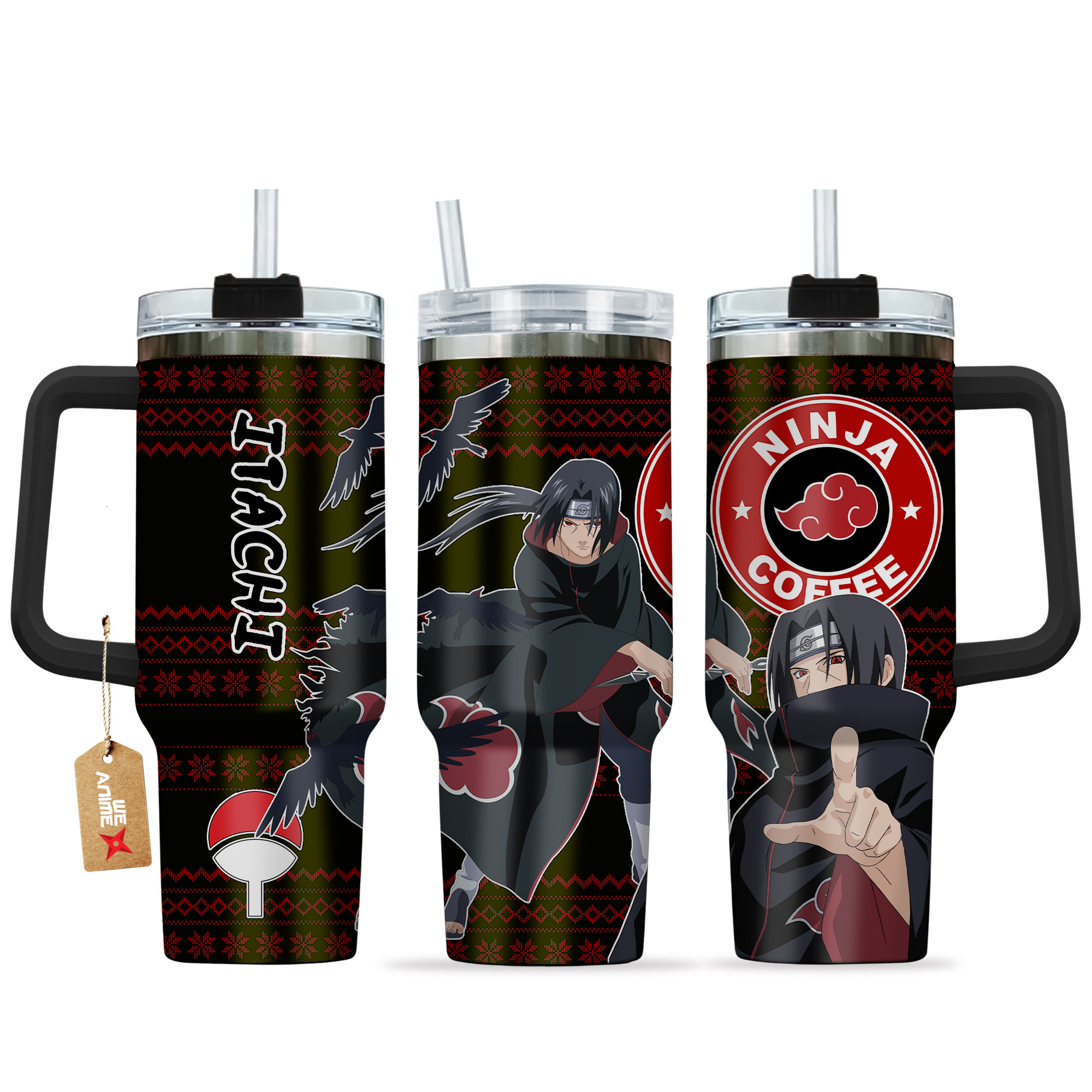 Itachi Uchiha Naruto Anime Custom Stanley Cup 40 oz 30 oz Tumbler With HandleTVC2301162
