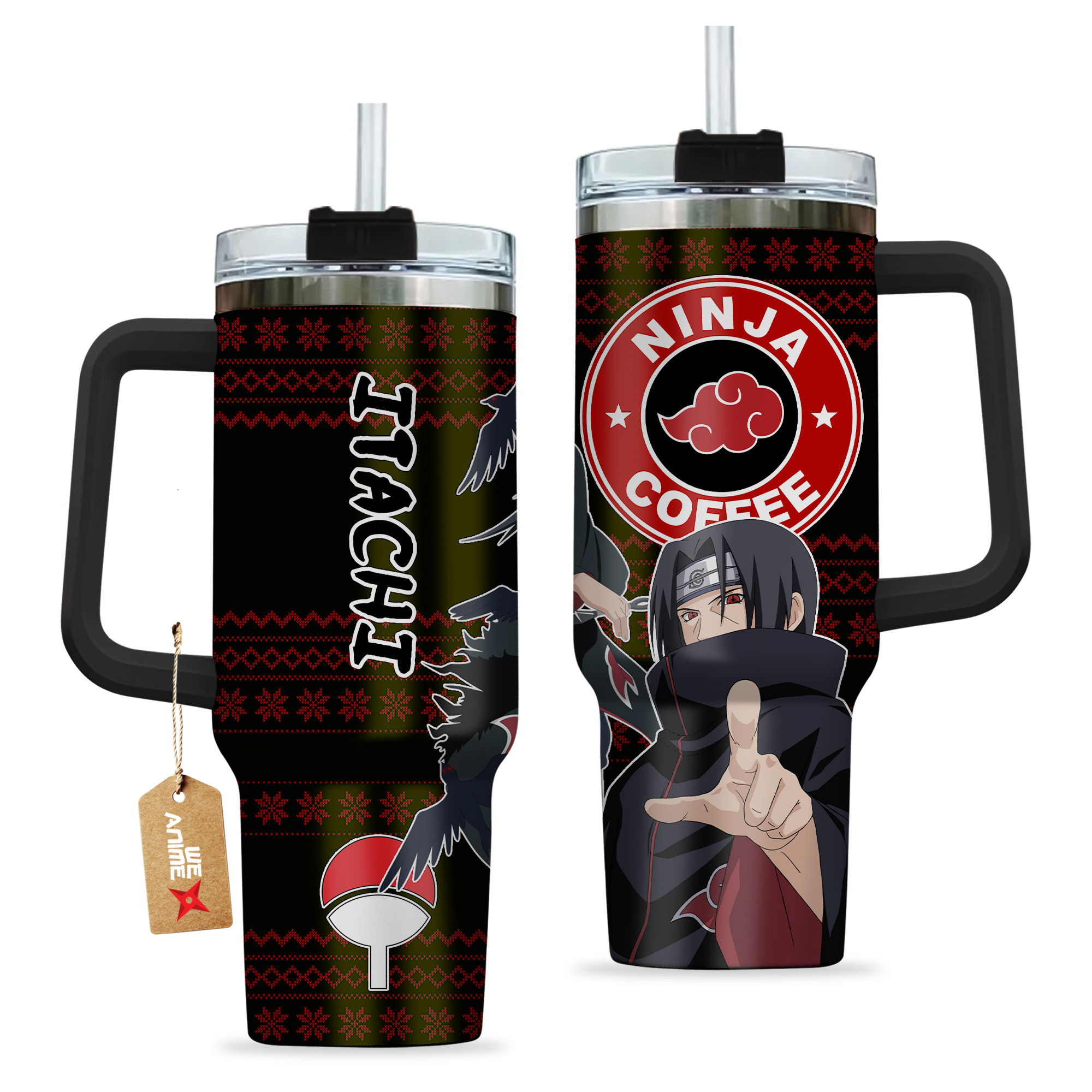 Itachi Uchiha Naruto Anime Custom Stanley Cup 40 oz 30 oz Tumbler With HandleTVC2301162 - Image 2