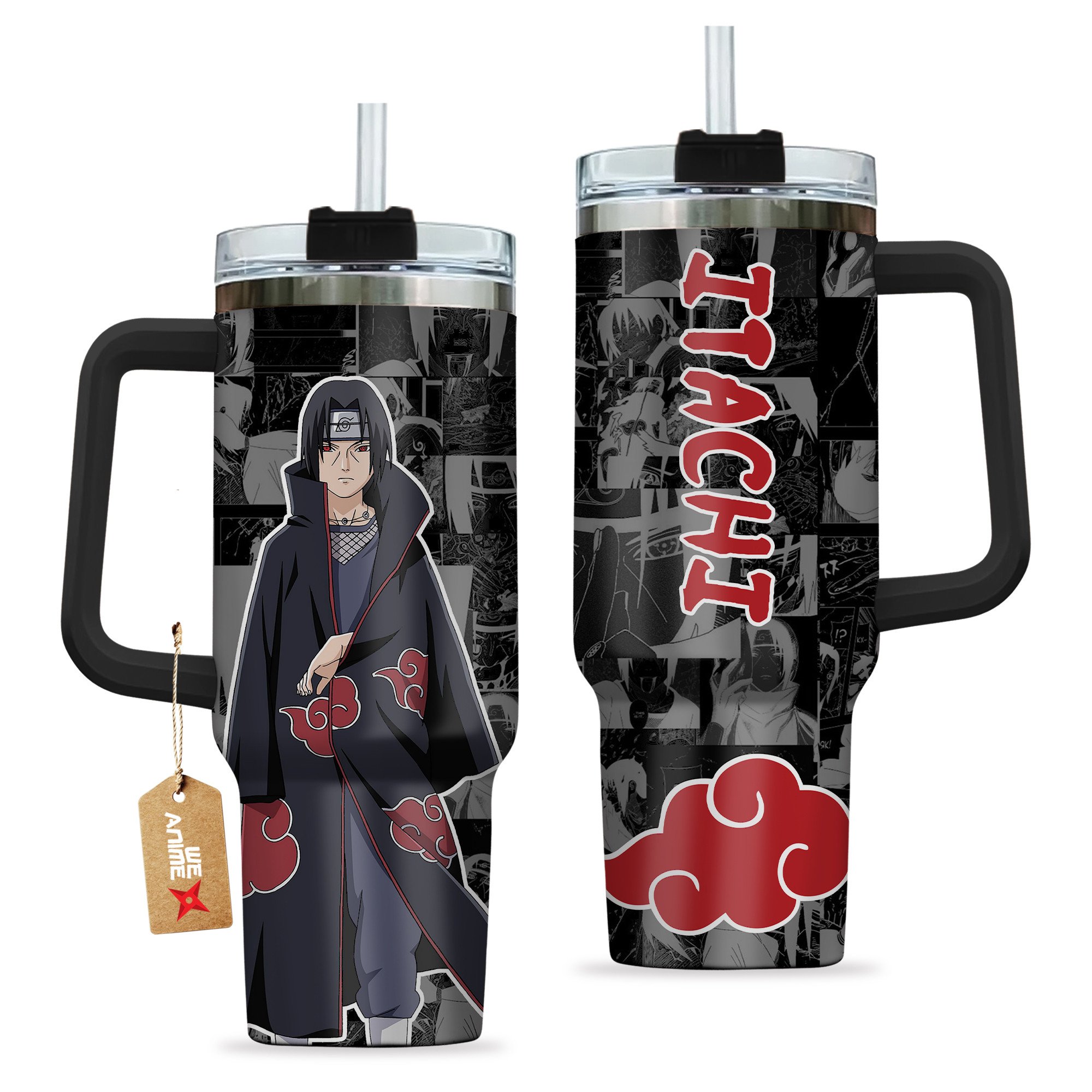 Itachi Uchiha Naruto Anime Custom Stanley Cup 40 oz 30 oz Tumbler With HandleTVC2301202