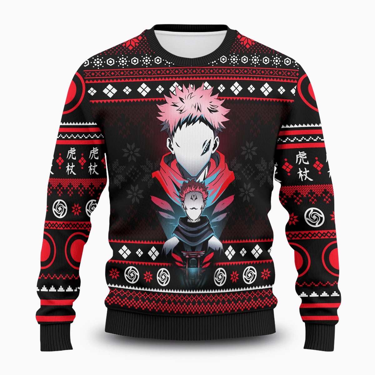 Itadori Ugly Christmas Sweater Adult 3D Funny Matching for family