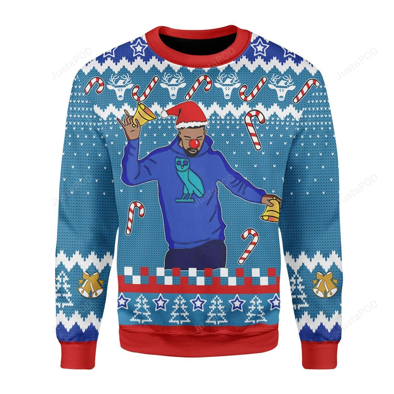 It'S Christmas Time Ugly Christmas Sweater Adult 3D Funny Matching for family