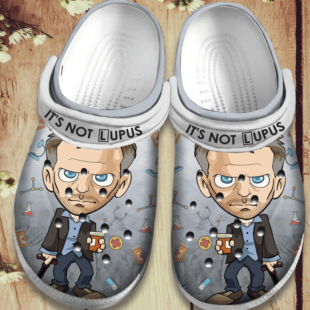 Its Not Lupus Chibi Gift For Lover Rubber clog Shoes Comfy Footwear