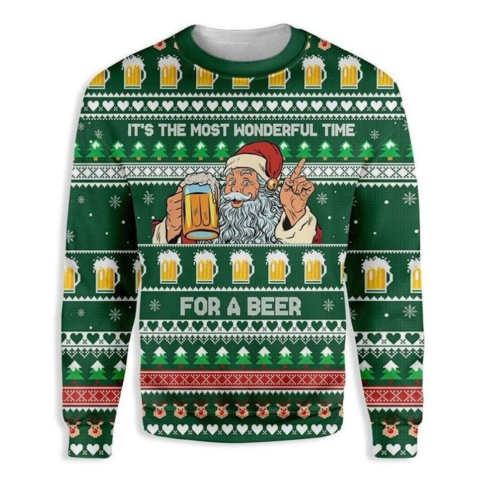 It's The Most Wonderful Occasion For A Beer Ugly Christmas Sweater