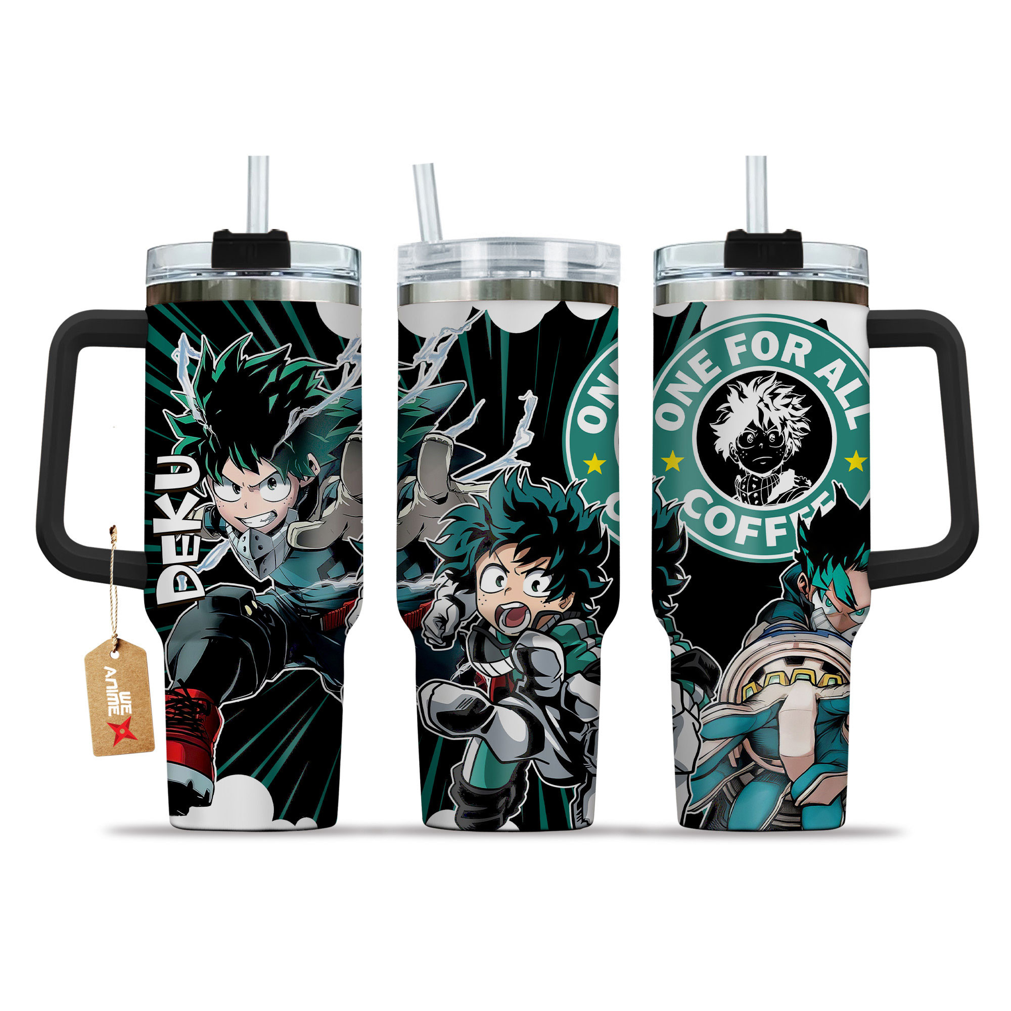 Izuku Midoriya (Deku) My Hero Academia Anime Custom Stanley Cup 40 oz 30 oz Tumbler With HandleTVC2301152