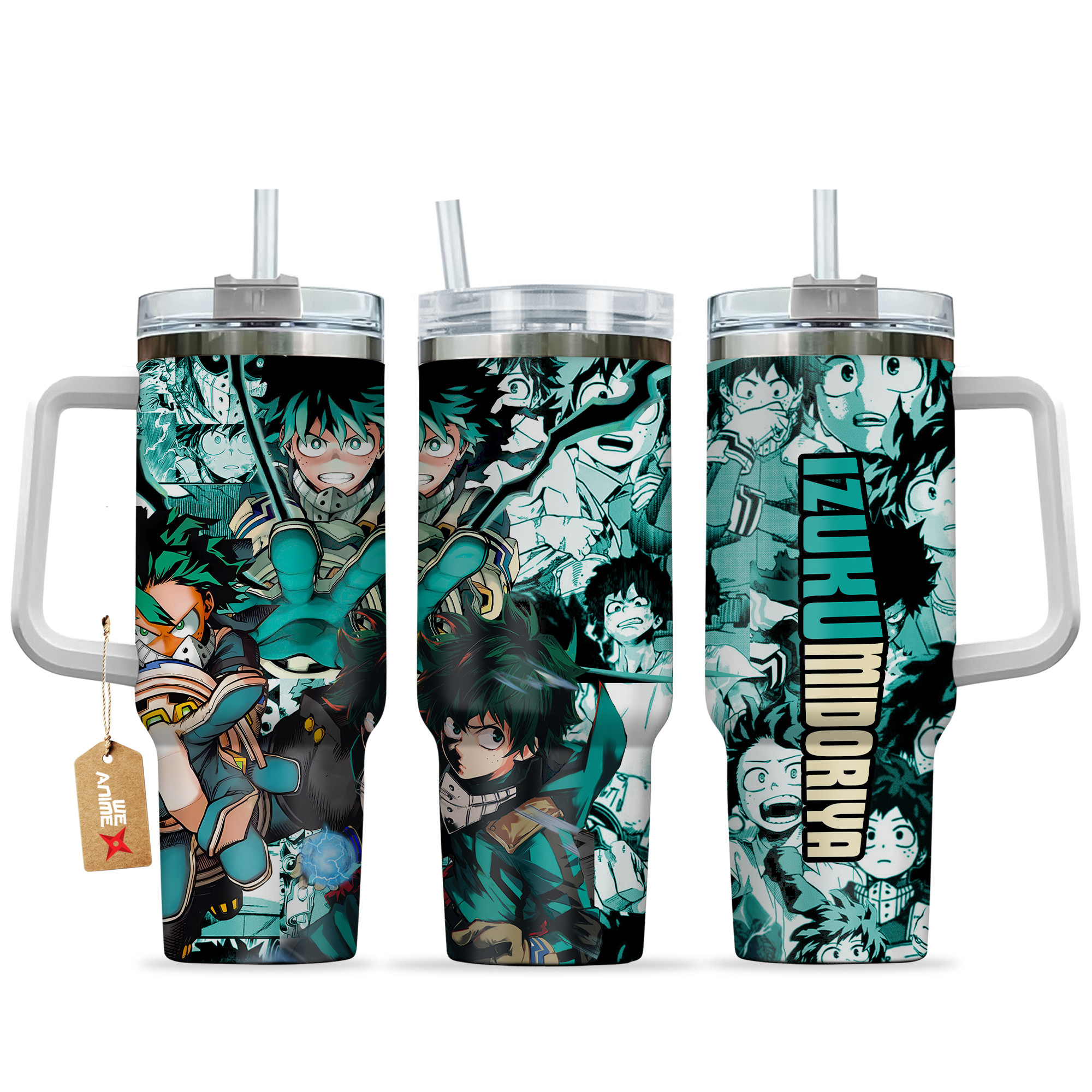 Izuku Midoriya (Deku) My Hero Academia Anime Custom Stanley Cup 40 oz 30 oz Tumbler With HandleTVC2301153