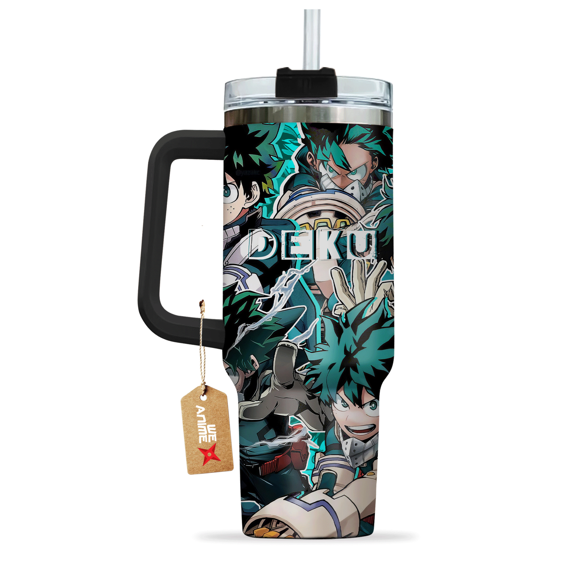 Izuku Midoriya Deku My Hero Academia Anime Custom Stanley Cup 40 oz 30 oz Tumbler With HandleTVC2301148 - Image 3
