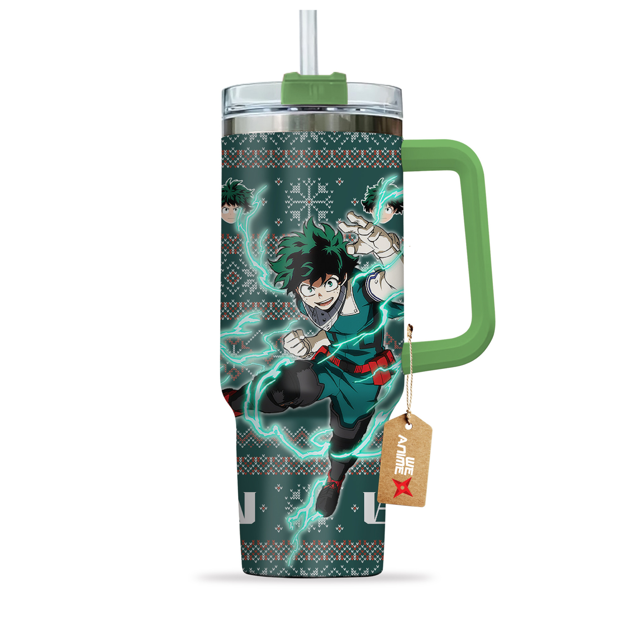 Izuku Midoriya Deku My Hero Academia Anime Custom Stanley Cup 40 oz 30 oz Tumbler With HandleTVC2301165 - Image 4