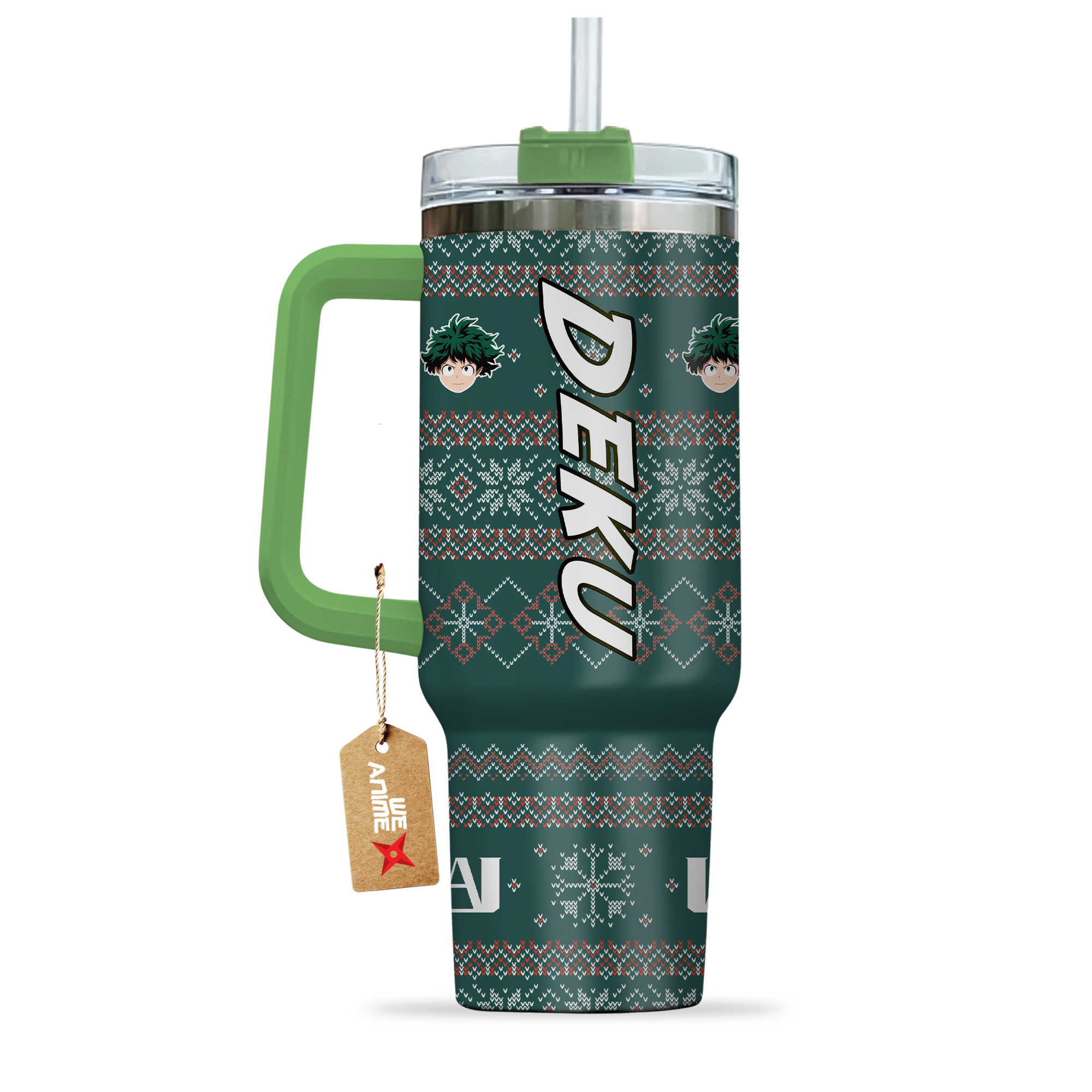 Izuku Midoriya Deku My Hero Academia Anime Custom Stanley Cup 40 oz 30 oz Tumbler With HandleTVC2301165 - Image 3