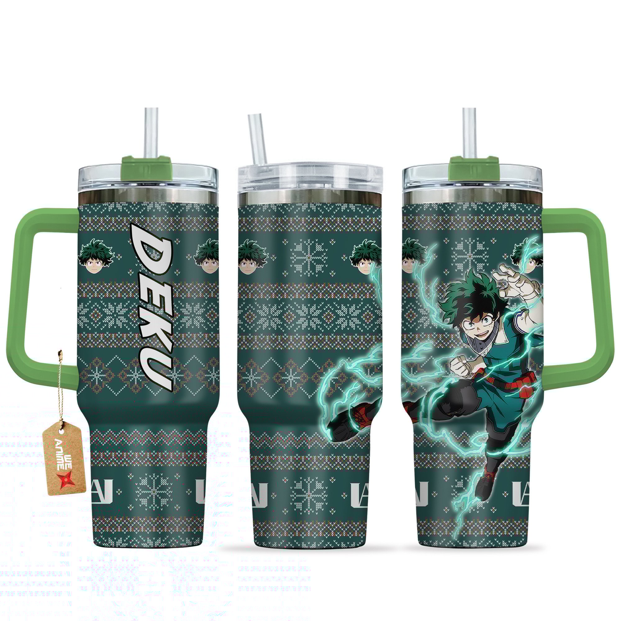 Izuku Midoriya Deku My Hero Academia Anime Custom Stanley Cup 40 oz 30 oz Tumbler With HandleTVC2301165