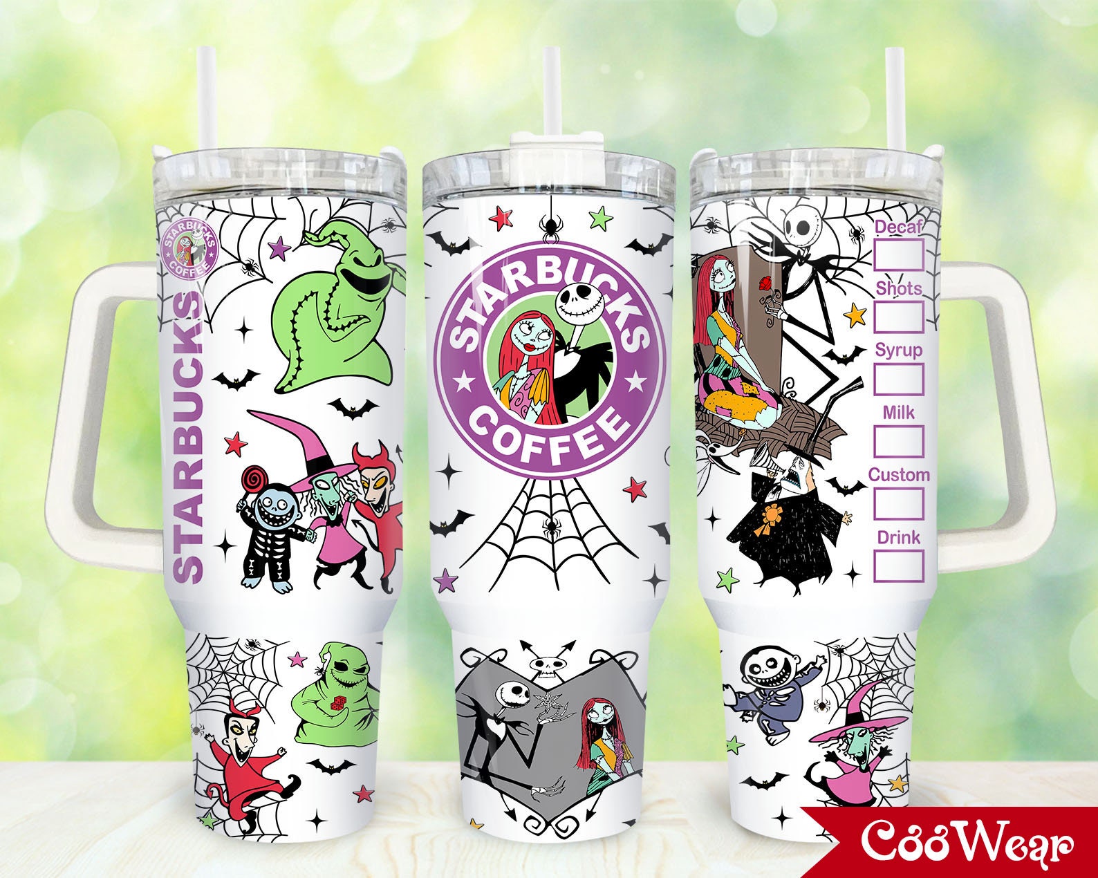 Jack And Sally The Nightmare Before Christmas Cartoon Custom Stanley Cup 40 oz 30 oz Tumbler With HandleTVC2301864