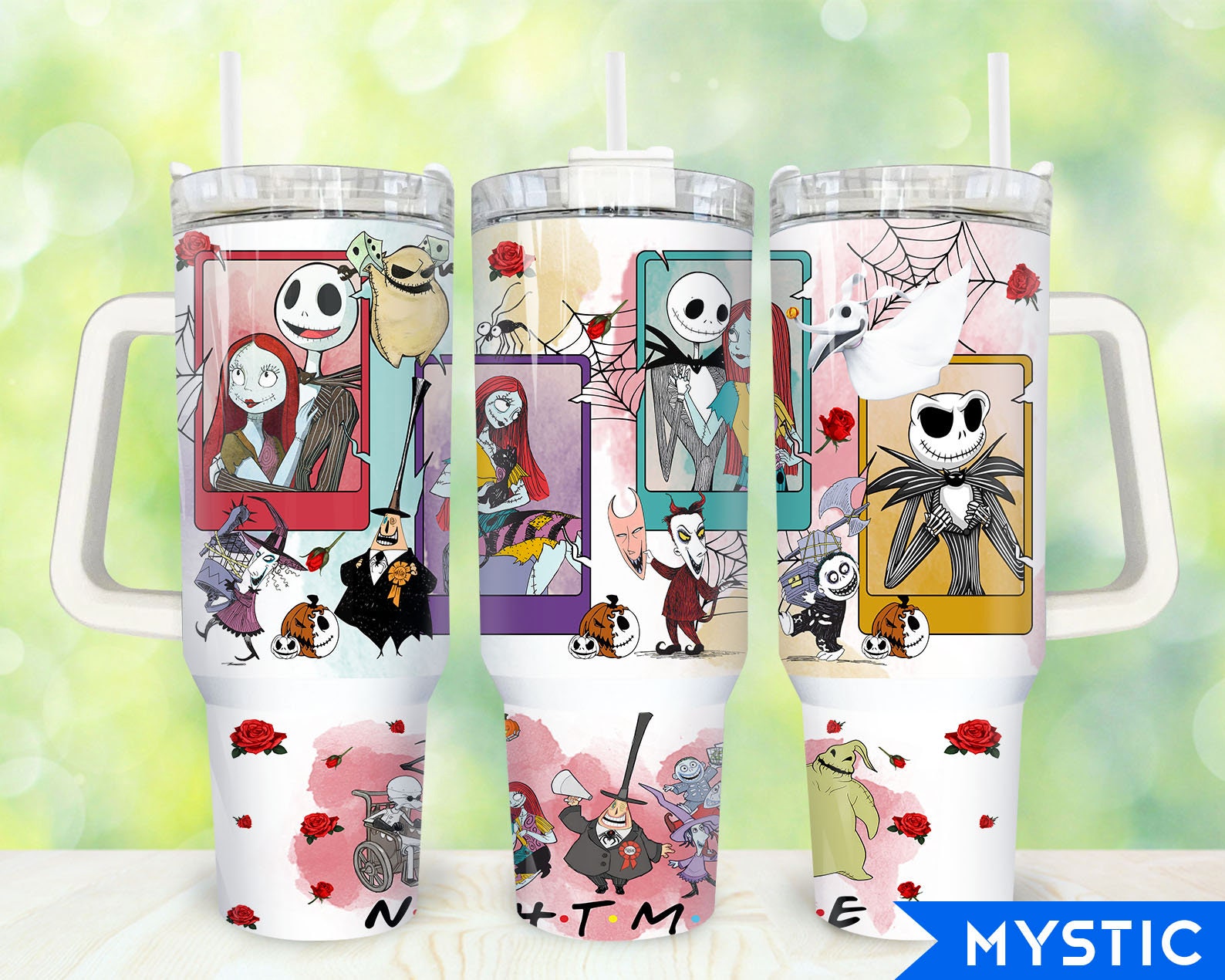 Jack And Sally The Nightmare Before Christmas Cartoon Custom Stanley Cup 40 oz 30 oz Tumbler With HandleTVC2301916