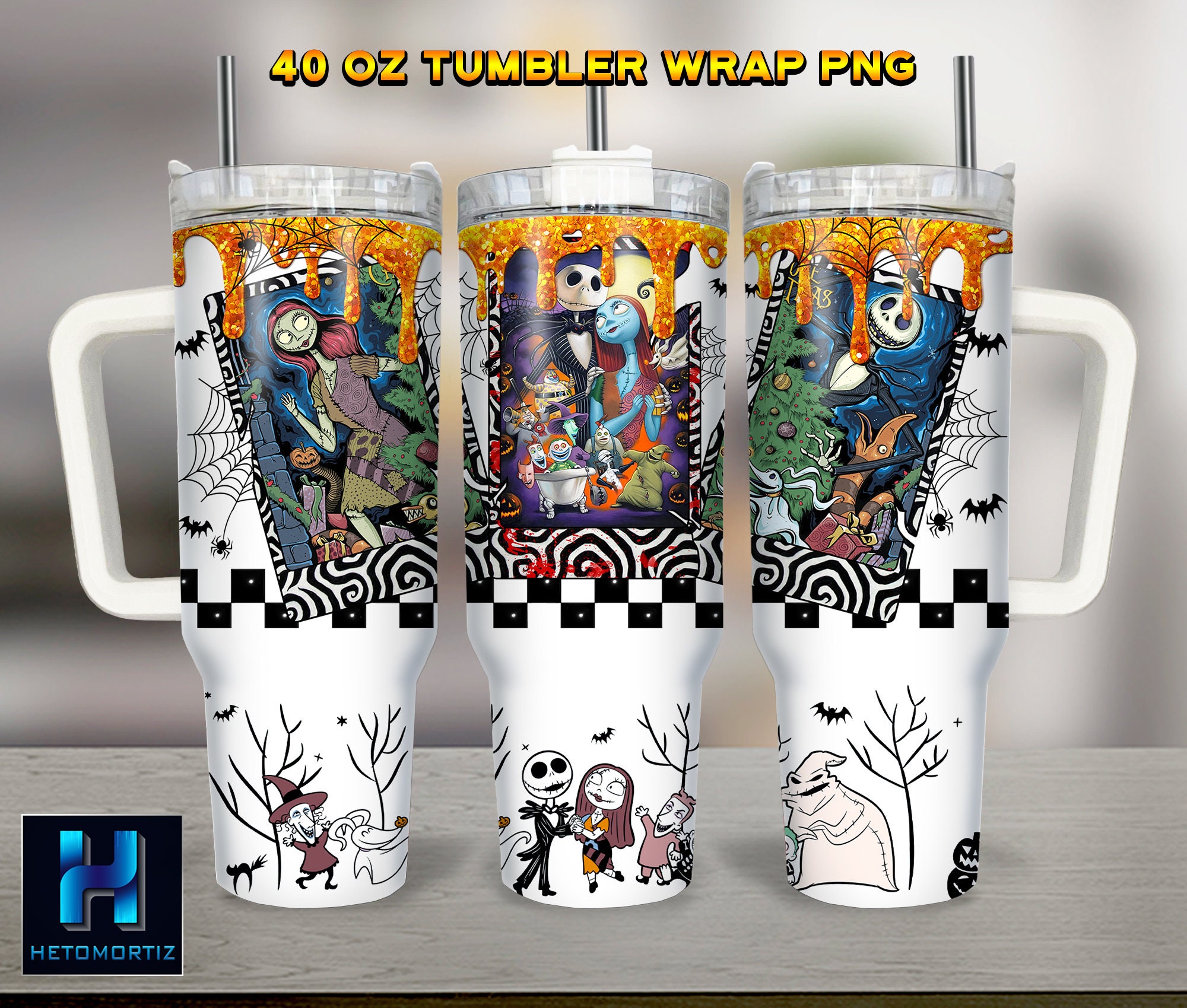 Jack And Sally The Nightmare Before Christmas Cartoon Custom Stanley Cup 40 oz 30 oz Tumbler With HandleTVC2301967