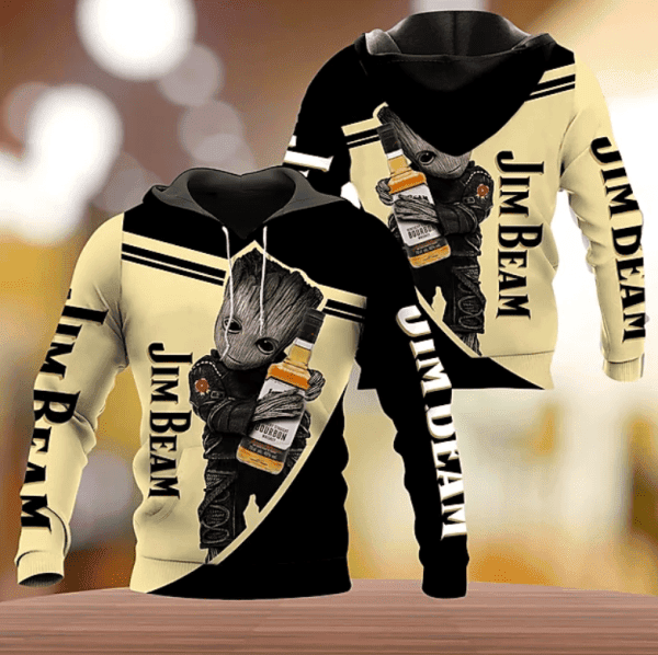 Jack Daniel 3D All Over Print Hoodie, Zip Hoodie