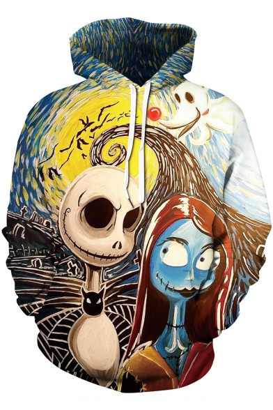 Jack Skellington 3D All Over Print Hoodie, Zip Hoodie
