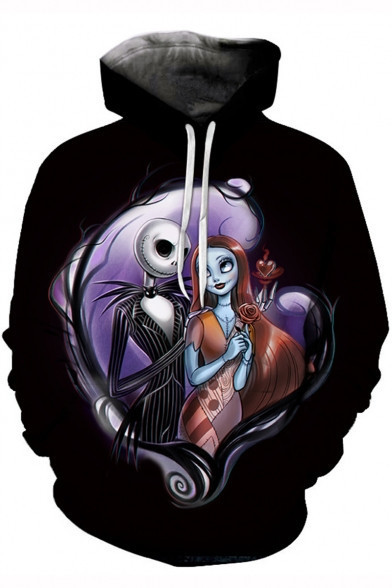 Jack Skellington 3D All Over Print Hoodie, Zip Hoodie