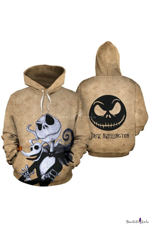 Jack Skellington 3D All Over Print Hoodie, Zip Hoodie