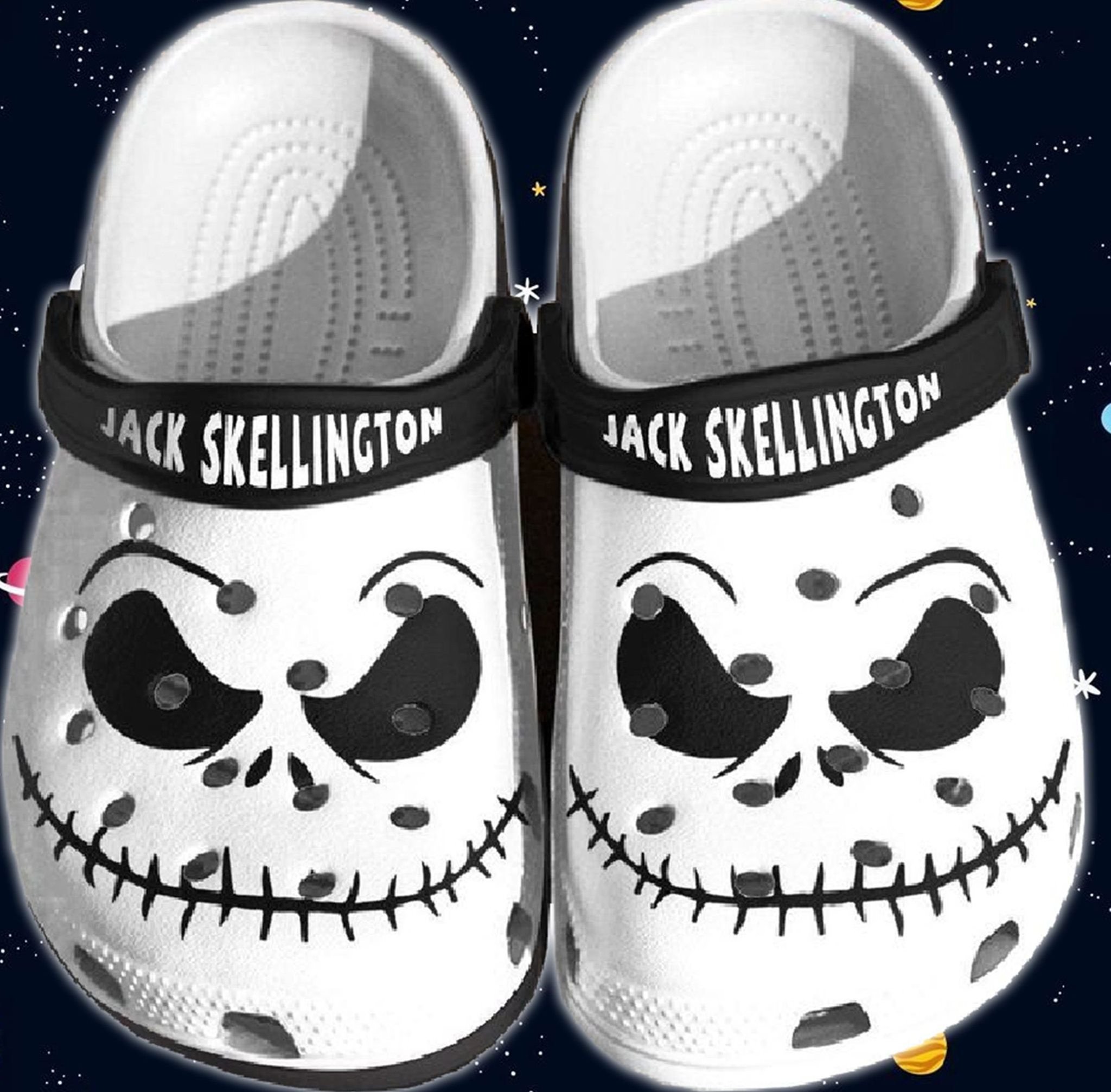 Jack Skellington Crocs Clog Shoes