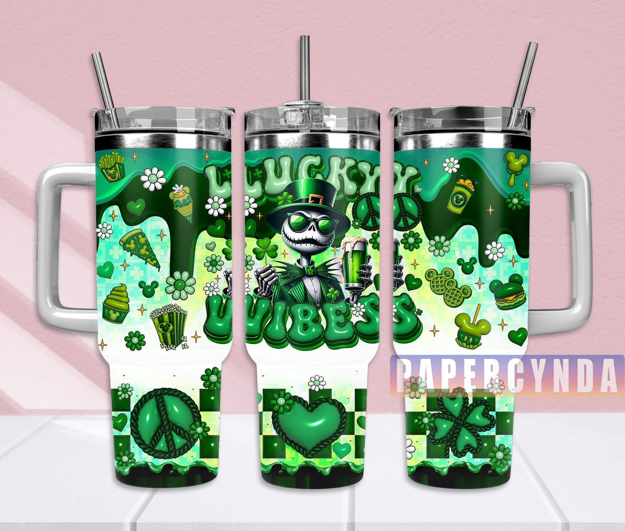 Jack Skellington Custom Stanley Cup 40 oz 30 oz Tumbler With HandleTVC2301834