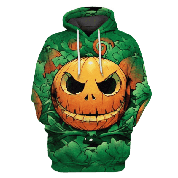 Jack Skellington Nightmare Before Christmas Pumpkin King 3D All Over Print Hoodie, Zip Hoodie