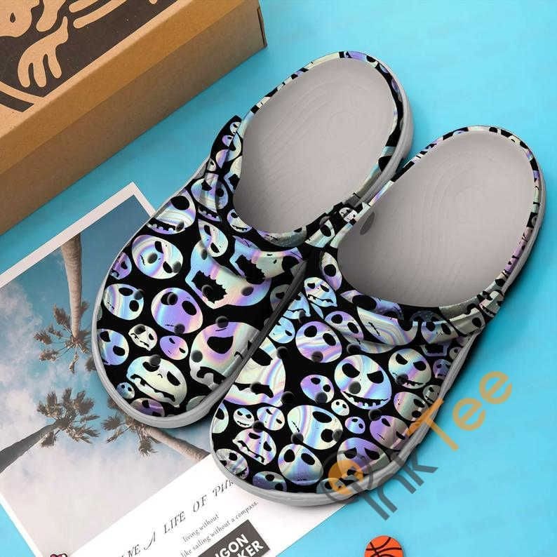 Jack Skellington Skulls The Nightmare Before Christmas Movie clog Shoesclog Shoes