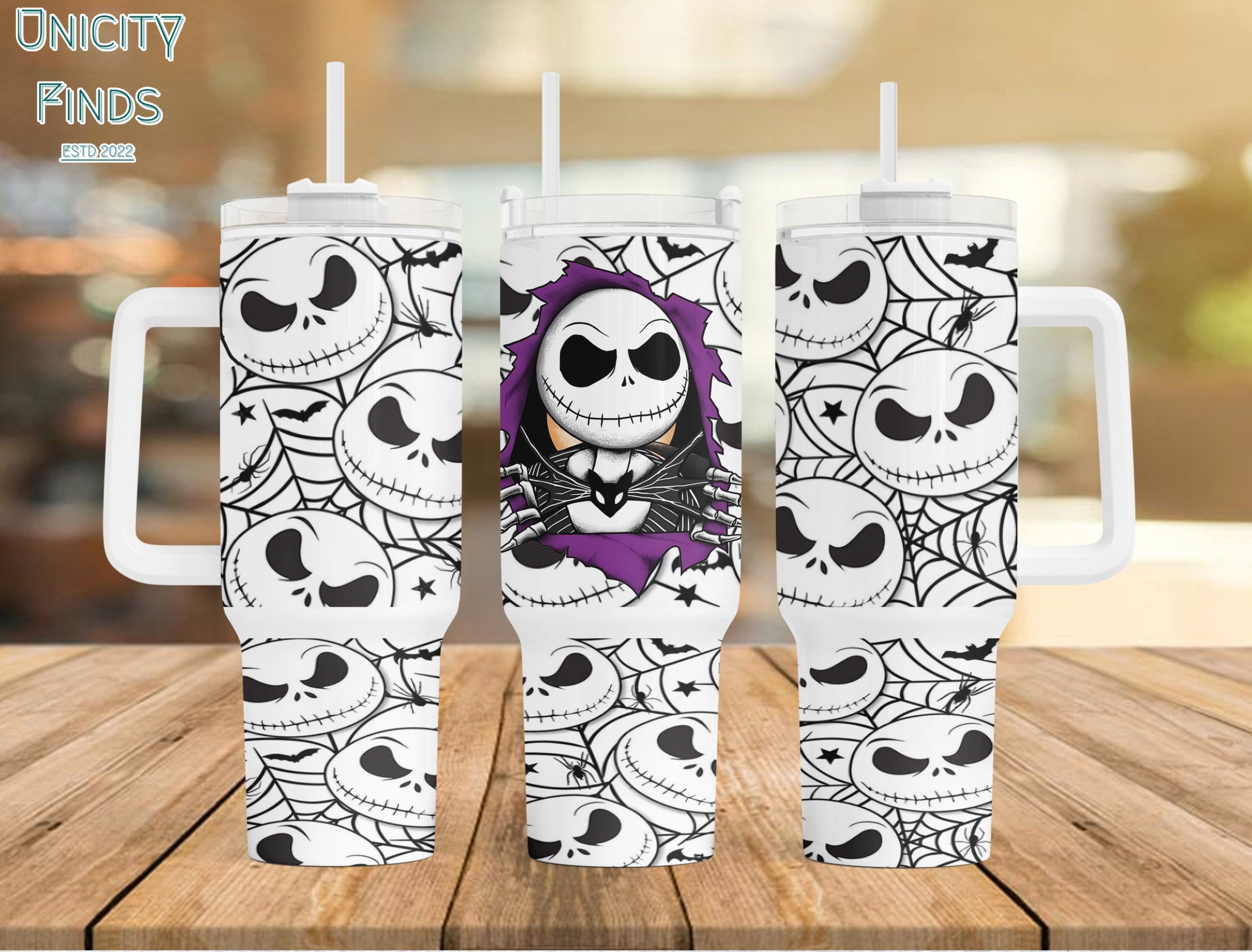 Jack Skellington The Nightmare Before Christmas Cartoon Custom Stanley Cup 40 oz 30 oz Tumbler With HandleTVC2301848