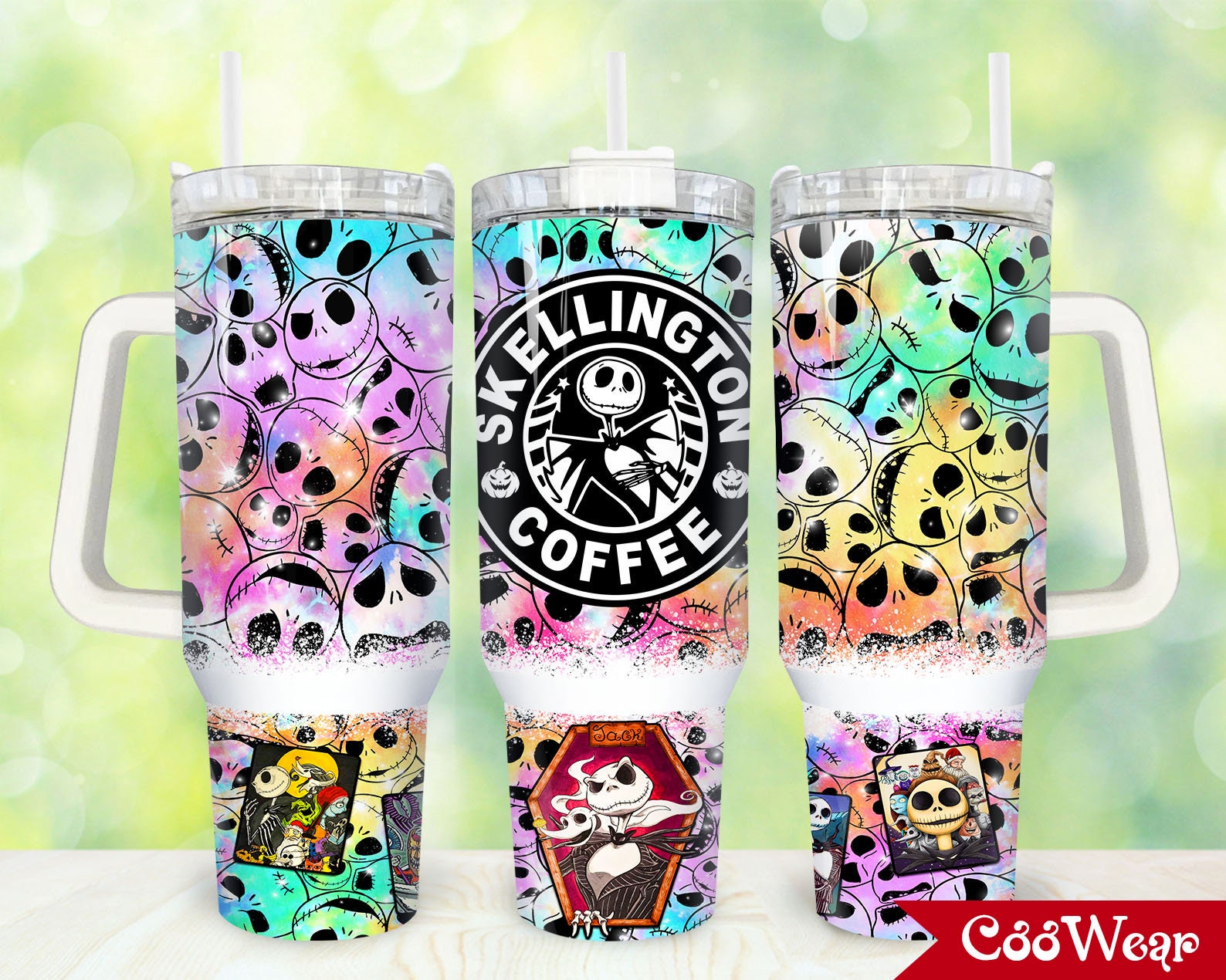 Jack Skellington The Nightmare Before Christmas Cartoon Custom Stanley Cup 40 oz 30 oz Tumbler With HandleTVC2301858