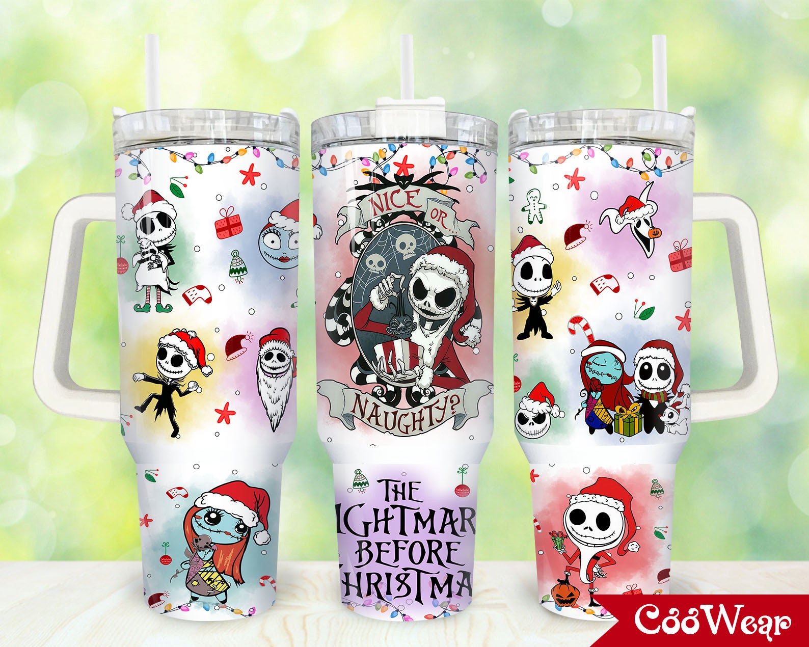 Jack Skellington The Nightmare Before Christmas Cartoon Custom Stanley Cup 40 oz 30 oz Tumbler With HandleTVC2301873