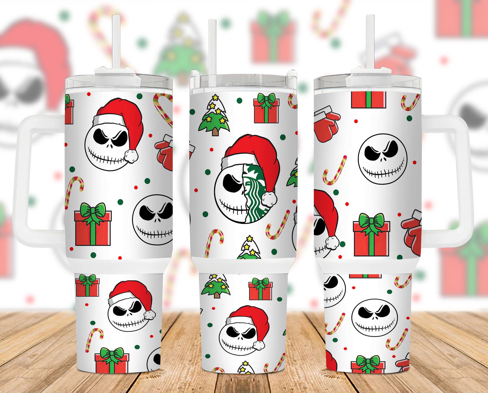 Jack Skellington The Nightmare Before Christmas Cartoon Custom Stanley Cup 40 oz 30 oz Tumbler With HandleTVC2301887