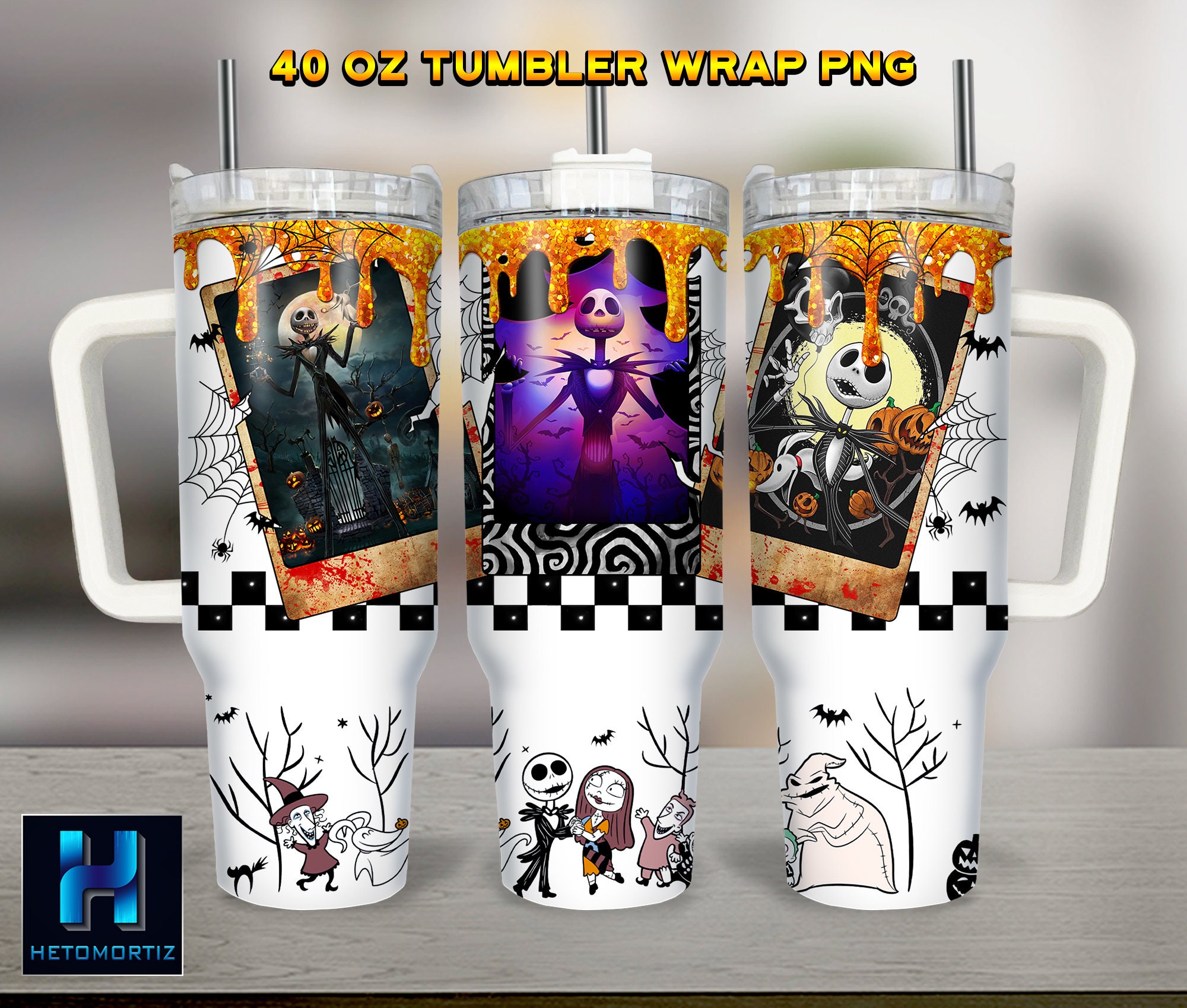 Jack Skellington The Nightmare Before Christmas Cartoon Custom Stanley Cup 40 oz 30 oz Tumbler With HandleTVC2301967