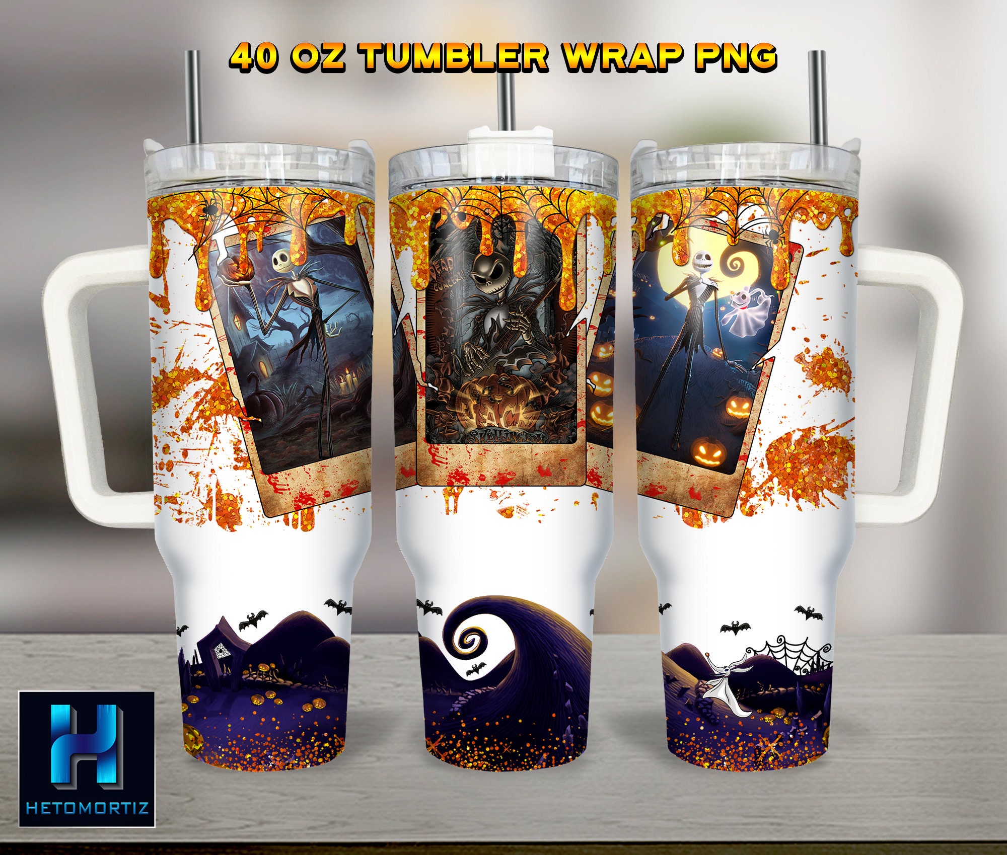 Jack Skellington The Nightmare Before Christmas Cartoon Custom Stanley Cup 40 oz 30 oz Tumbler With HandleTVC2301967