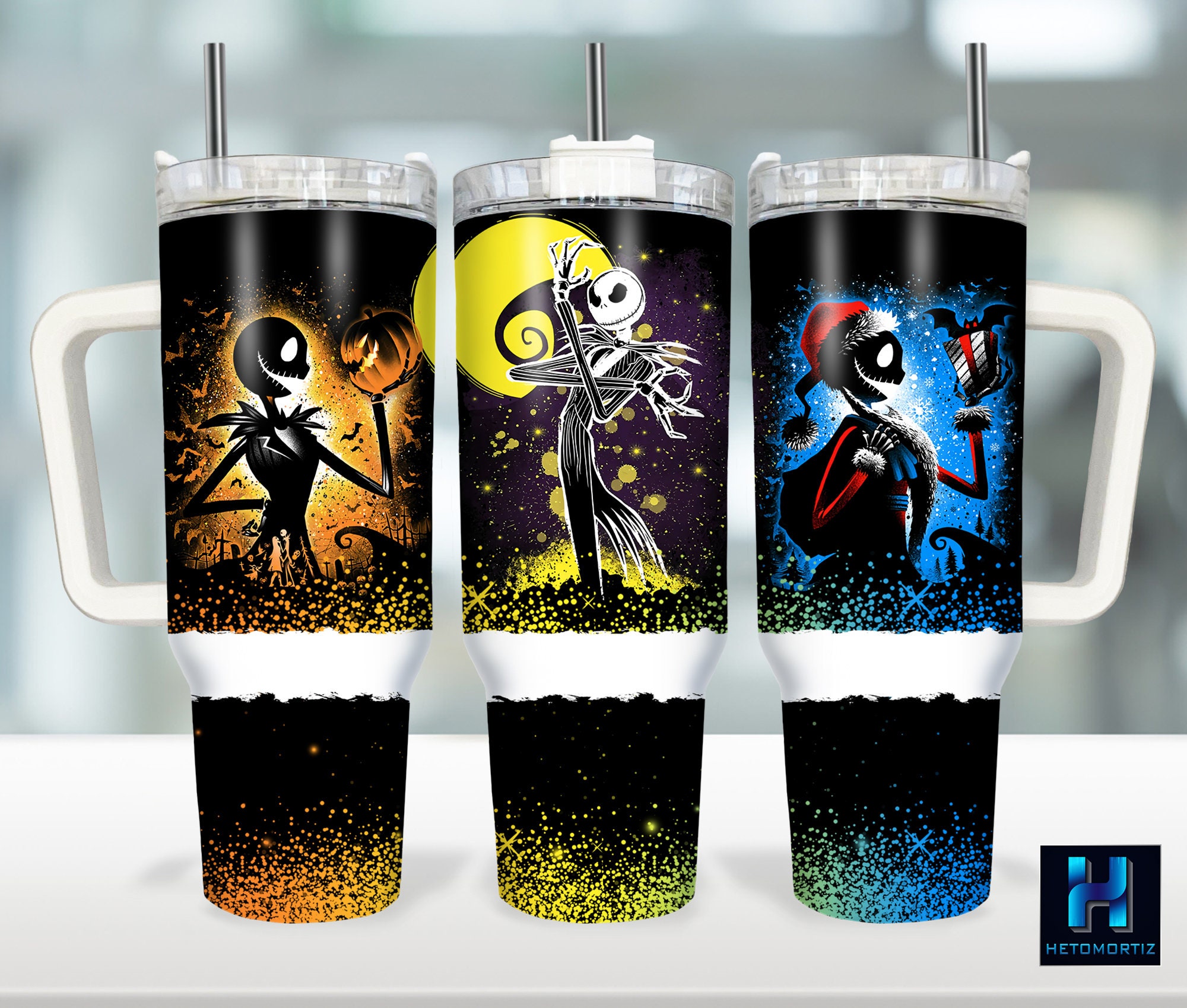 Jack Skellington The Nightmare Before Christmas Cartoon Custom Stanley Cup 40 oz 30 oz Tumbler With HandleTVC2301968