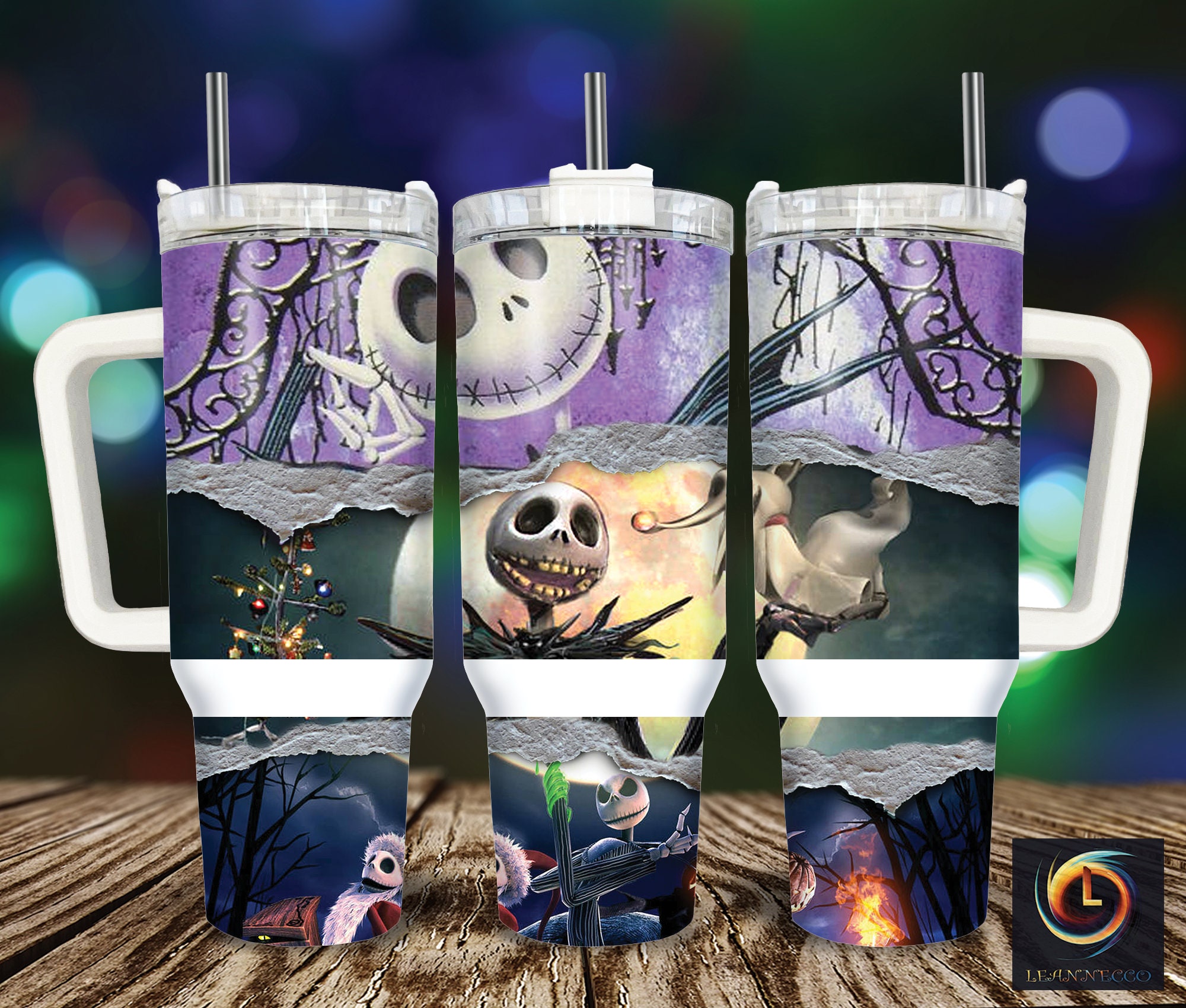Jack Skellington The Nightmare Before Christmas Cartoon Custom Stanley Cup 40 oz 30 oz Tumbler With HandleTVC2301989