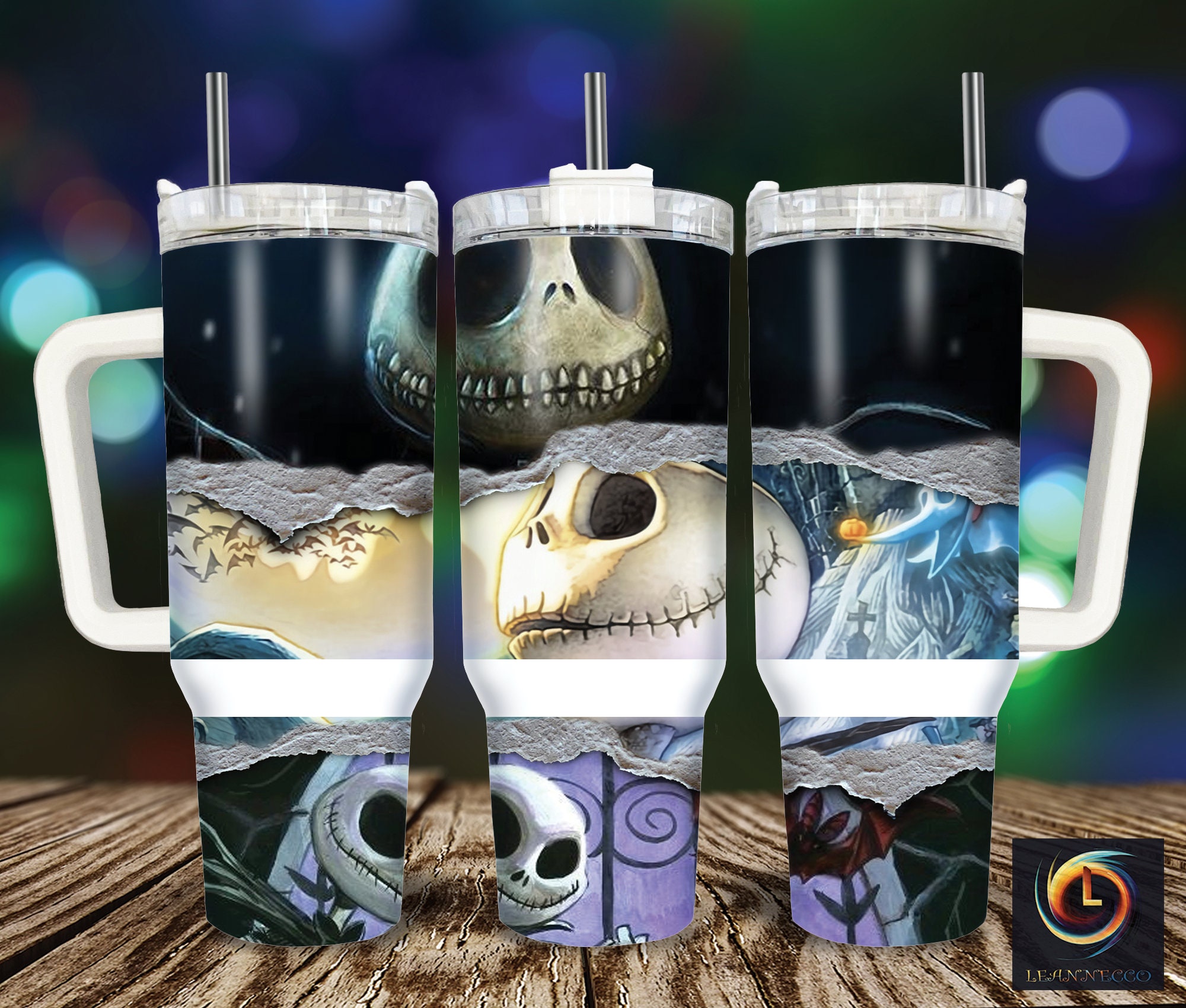 Jack Skellington The Nightmare Before Christmas Cartoon Custom Stanley Cup 40 oz 30 oz Tumbler With HandleTVC2301995