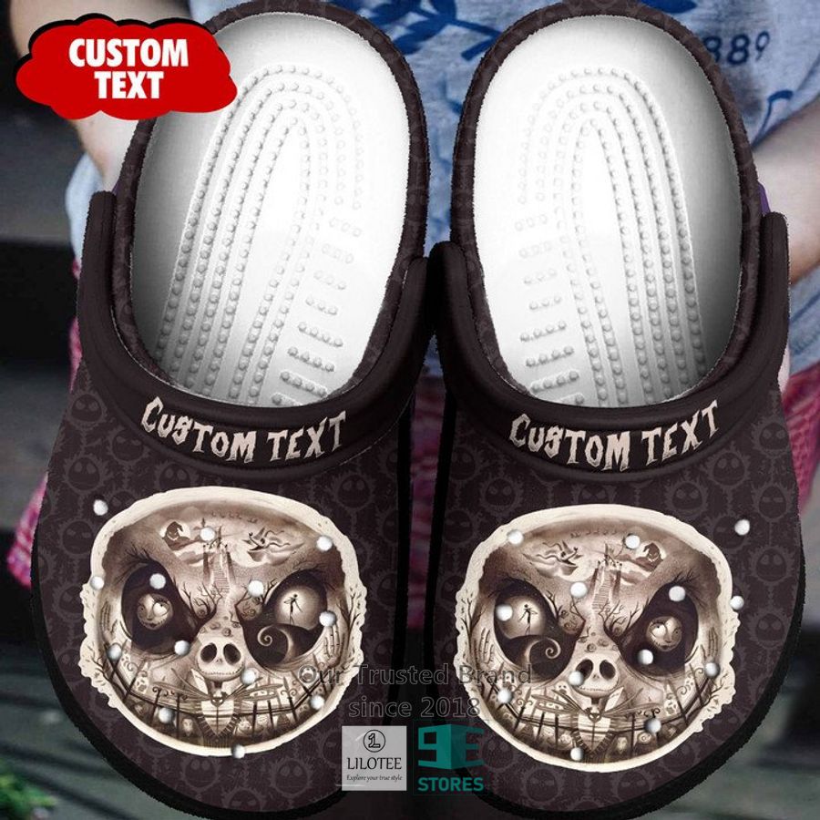 Jack Skellington The Nightmare Before Christmas Movie Crocs Crocband Clogs Shoes Comfortable For Men Women and Kids